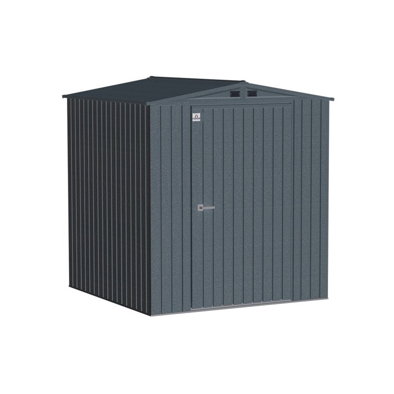 Arrow 6x6 Elite Steel Storage Shed - Anthracite (EG66AN)