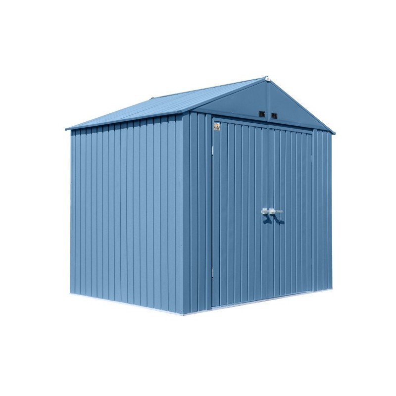 Arrow Elite 8x6 Metal Storage Shed Kit - Blue Grey (EG86BG)