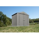 Arrow Elite 8x6 Metal Storage Shed Kit - Cool Grey (EG86CG)