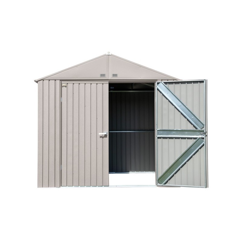 Arrow Elite 8x6 Metal Storage Shed Kit - Cool Grey (EG86CG)