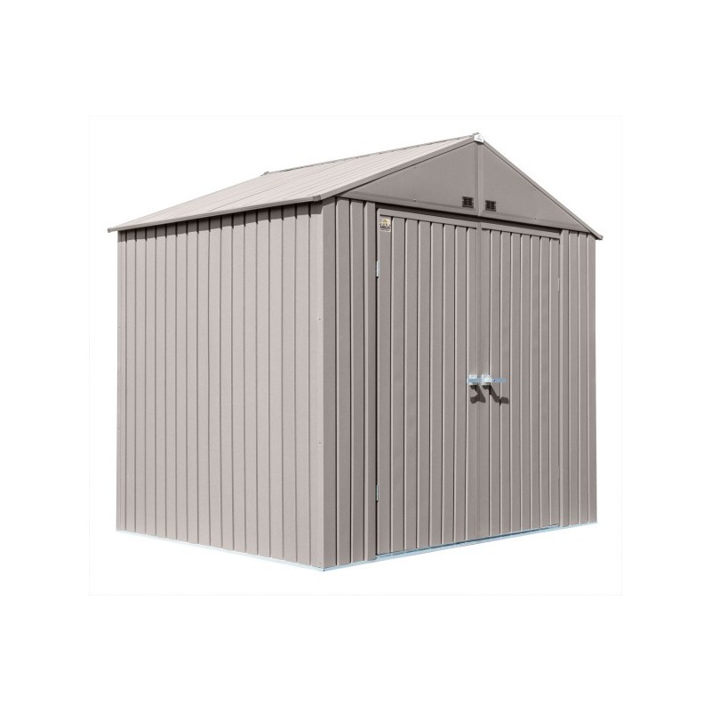 Arrow Elite 8x6 Metal Storage Shed Kit - Cool Grey (EG86CG)