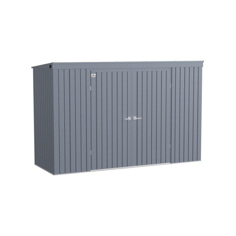 Arrow Elite 10x4 Metal Storage Shed Kit - Anthracite (EP104AN)