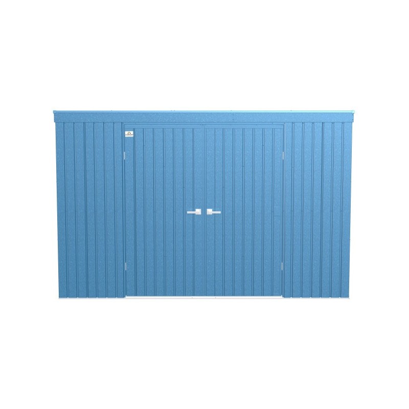 Arrow Elite 10x4 Metal Storage Shed Kit - Blue Grey (EP104BG)