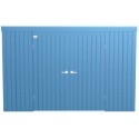 Arrow Elite 10x4 Metal Storage Shed Kit - Blue Grey (EP104BG)