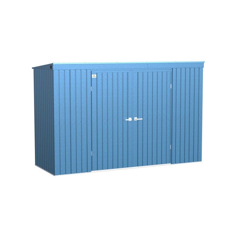 Arrow Elite 10x4 Metal Storage Shed Kit - Blue Grey (EP104BG)