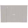 Arrow Elite 10x4 Metal Storage Shed Kit - Cool Grey (EP104CG) Arrow Elite 10x4 Metal Storage Shed Kit - Cool Grey (EP104CG)