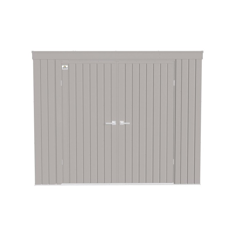 Arrow Elite 8x4 Metal Storage Shed Kit - Cool Grey (EP84CG)