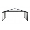 Arrow 20x24x9 Steel Auto Carport Kit  - Eggshell (CPH202409)