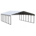 Arrow 20x29x9 Steel Auto Carport Kit  - Eggshell (CPH202909)