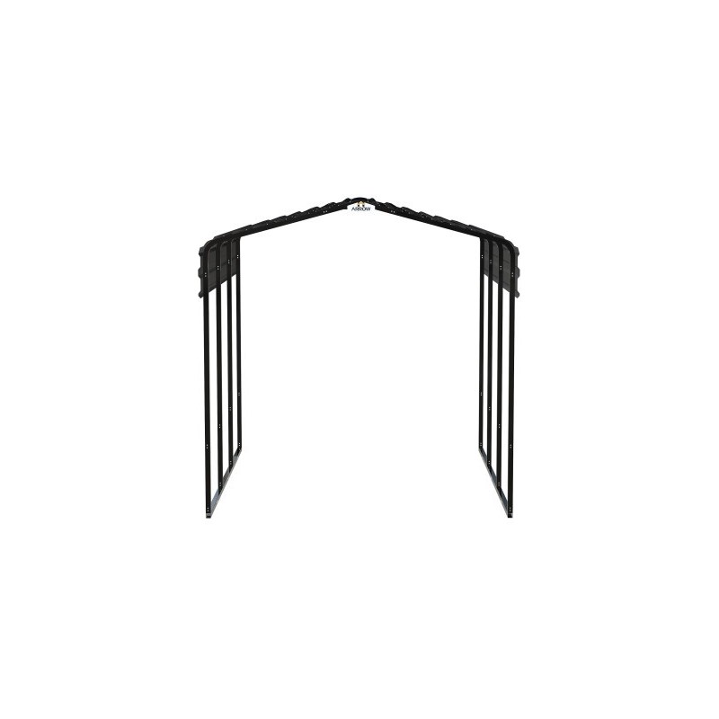 Arrow 10x15x9 Steel Auto Carport Kit  - Charcoal (CPHC101509)