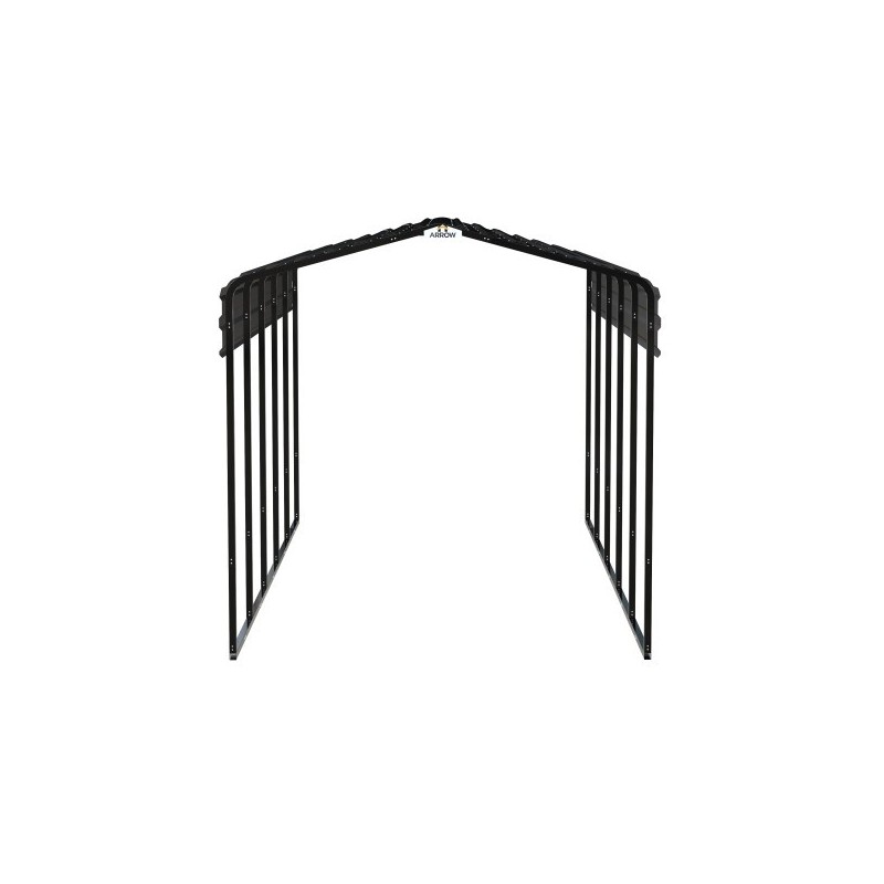 Arrow 10x24x9 Steel Auto Carport Kit  - Charcoal (CPHC102409)