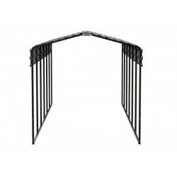 Arrow 10x29x9 Steel Auto Carport Kit  - Charcoal (CPHC102909)