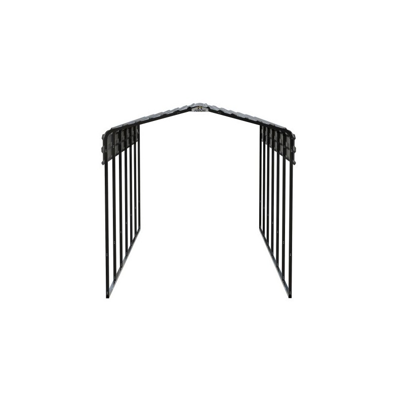 Arrow 10x29x9 Steel Auto Carport Kit  - Charcoal (CPHC102909)
