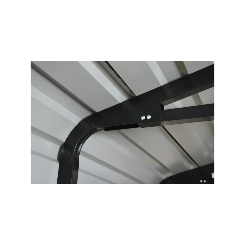 Arrow 10x29x9 Steel Auto Carport Kit  - Charcoal (CPHC102909)