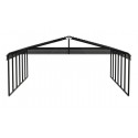 Arrow 20x29x9 Steel Auto Carport Kit  - Charcoal (CPHC202909)