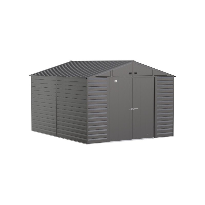 Arrow 10x12 Select Steel Storage Shed Kit - Charcoal (SCG1012CC)