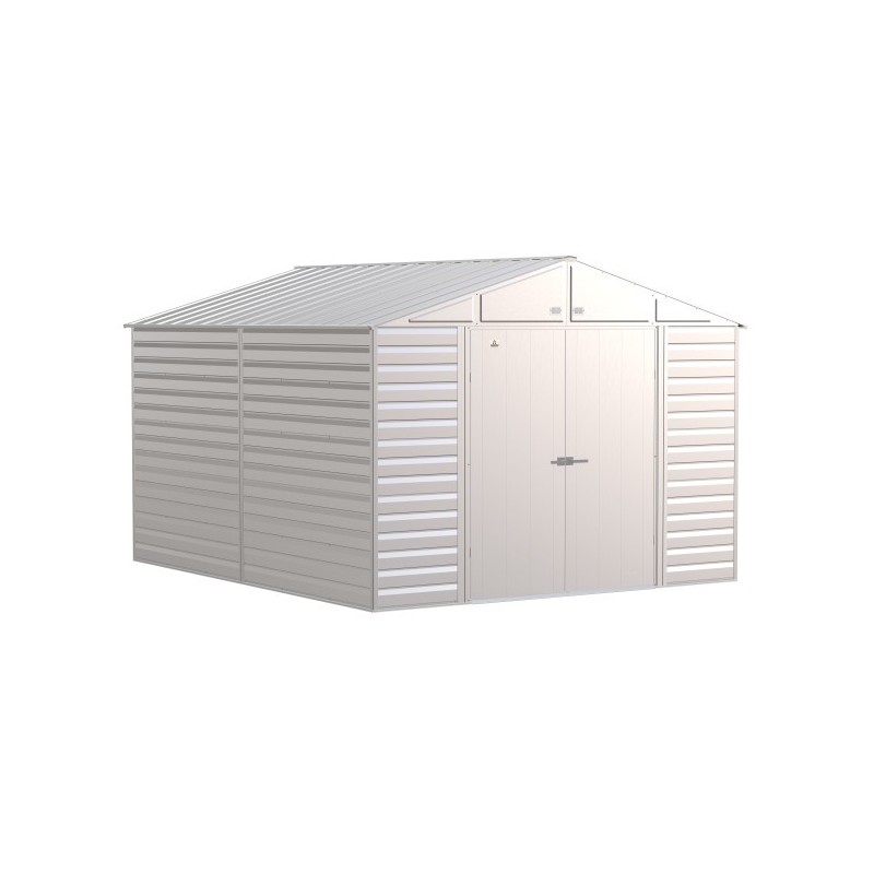 Arrow 10x12 Select Steel Storage Shed Kit - Flute Grey (SCG1012FG)