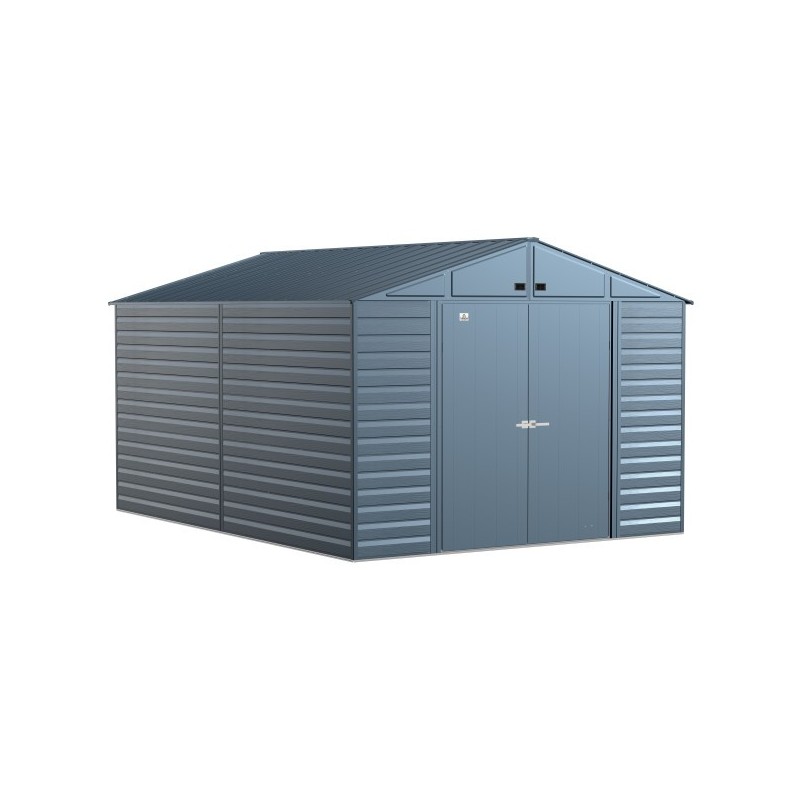 Arrow 10x14 Select Steel Storage Shed Kit - Blue Grey (SCG1014BG)