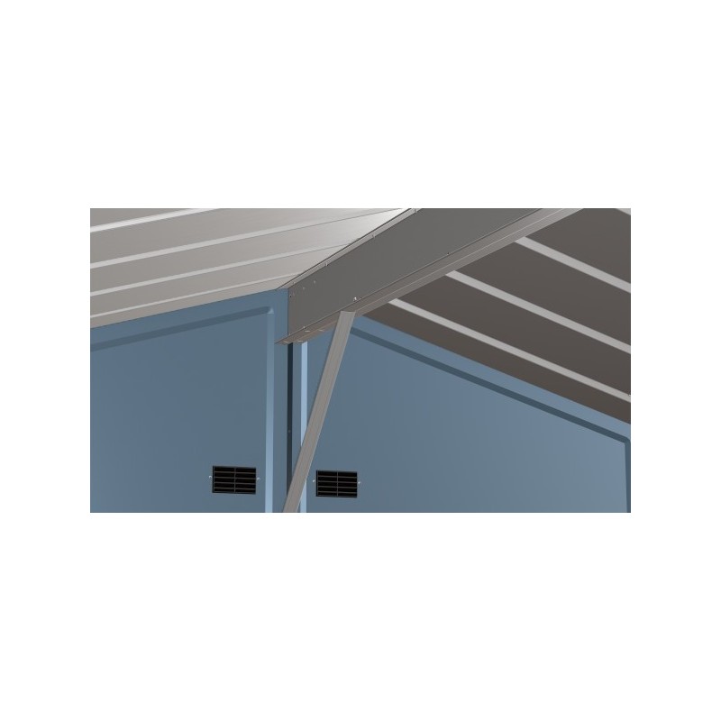 Arrow 10x14 Select Steel Storage Shed Kit - Blue Grey (SCG1014BG)