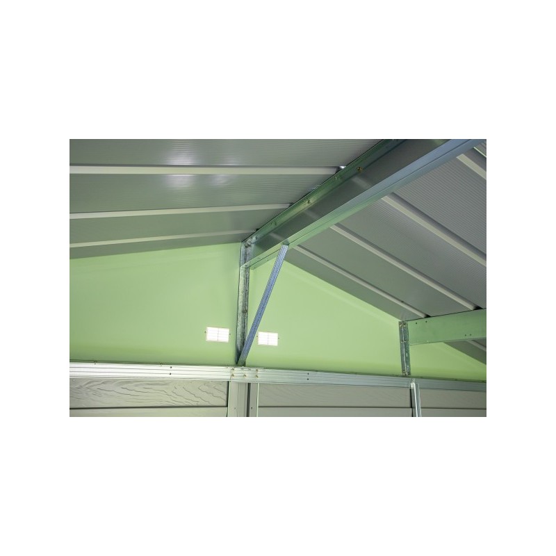 Arrow 10x14 Select Steel Storage Shed Kit - Sage Green (SCG1014SG)
