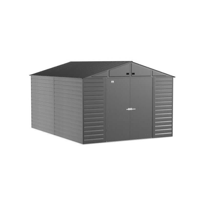Arrow 10x14 Select Steel Storage Shed Kit - Charcoal (SCG1014CC)