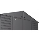 Arrow 10x14 Select Steel Storage Shed Kit - Charcoal (SCG1014CC)