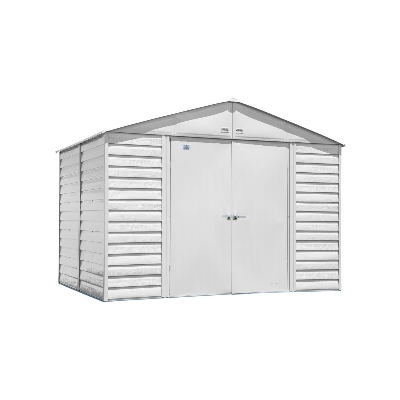 Arrow 10x8 Select Steel Storage Shed Kit - Flute Grey (SCG108FG)