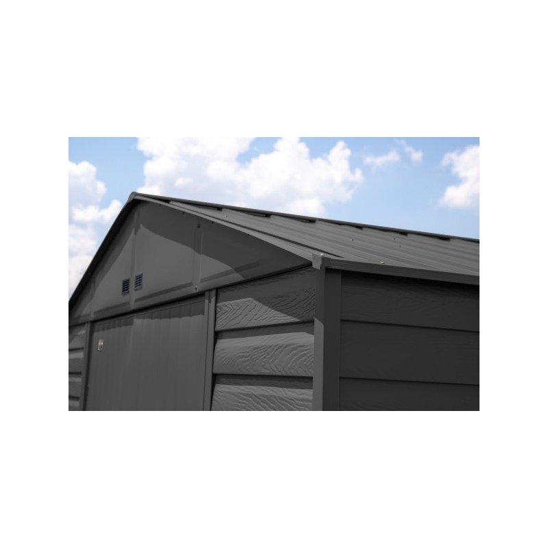 Arrow 10x8 Select Steel Storage Shed Kit - Charcoal (SCG108CC)