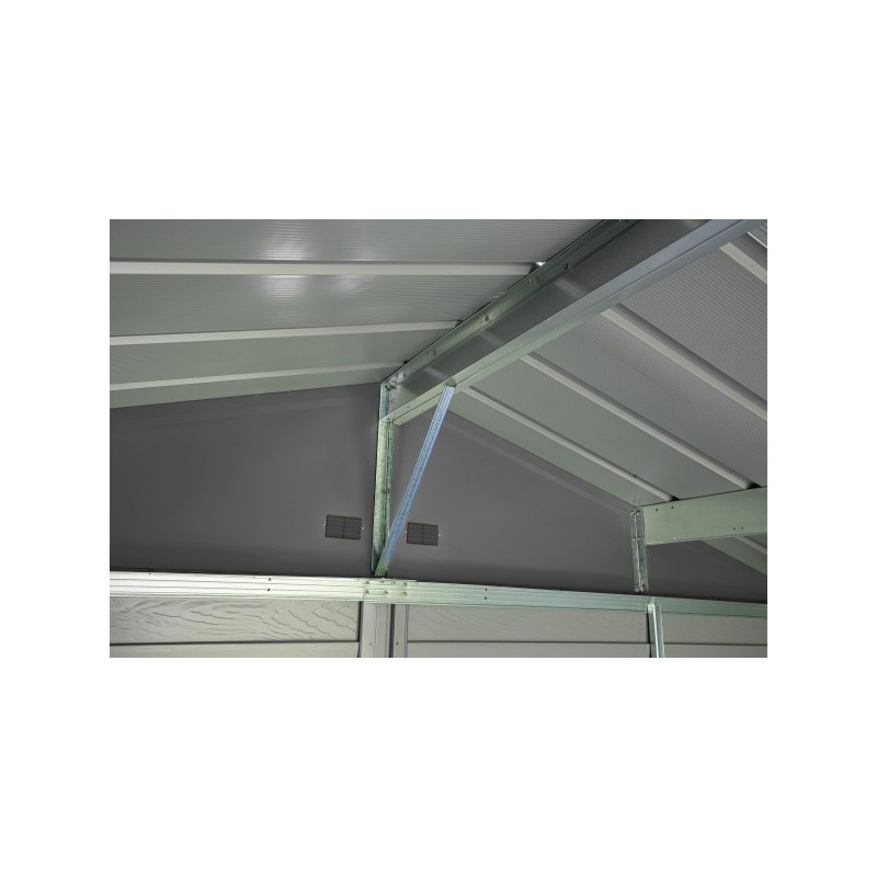 Arrow 10x8 Select Steel Storage Shed Kit - Charcoal (SCG108CC)