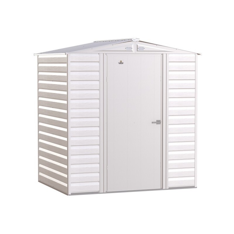 Arrow 6x5 Select Steel Storage Shed Kit - Fllute Grey (SCG65FG)
