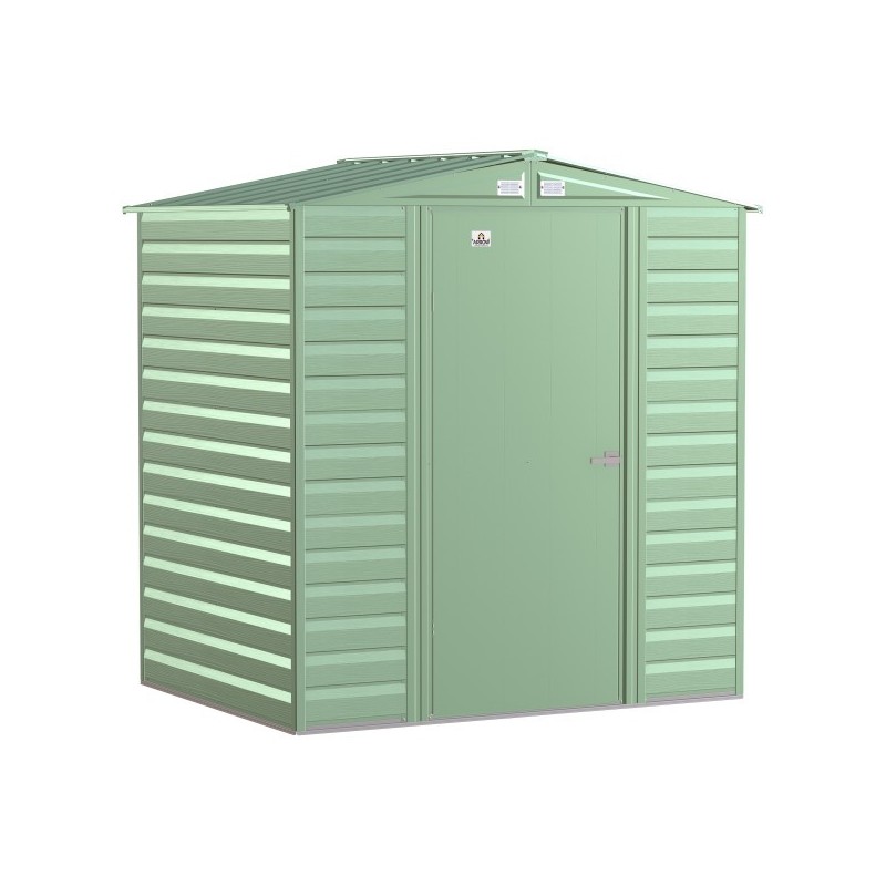 Arrow 6x5 Select Steel Storage Shed Kit - Sage Green (SCG65SG)