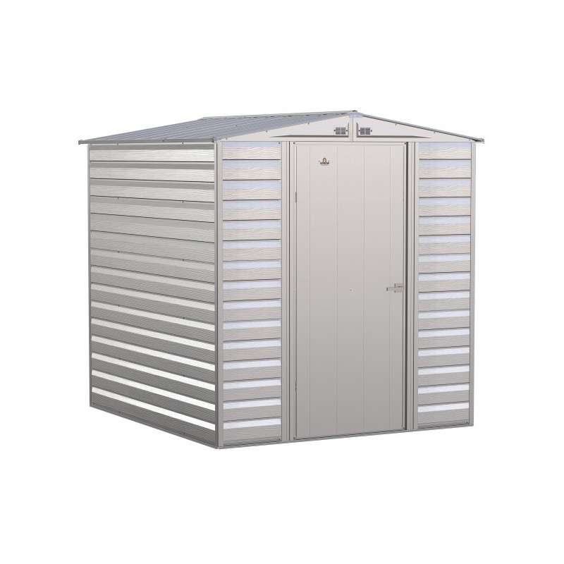 Arrow 6x7 Select Steel Storage Shed Kit - Flute Grey (SCG67FG)