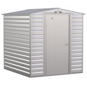 Arrow 6x7 Select Steel Storage Shed Kit - Flute Grey (SCG67FG)