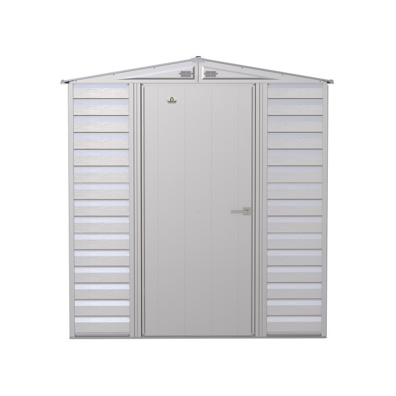 Arrow 6x7 Select Steel Storage Shed Kit - Flute Grey (SCG67FG)
