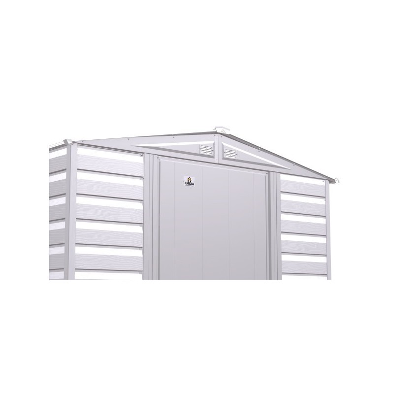 Arrow 6x7 Select Steel Storage Shed Kit - Flute Grey (SCG67FG)