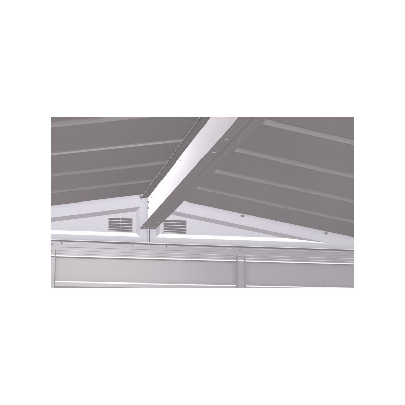 Arrow 6x7 Select Steel Storage Shed Kit - Flute Grey (SCG67FG)