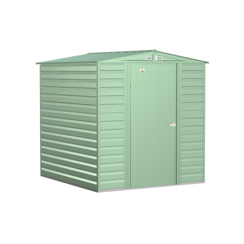 Arrow 6x7 Select Steel Storage Shed Kit - Sage Green (SCG67SG)