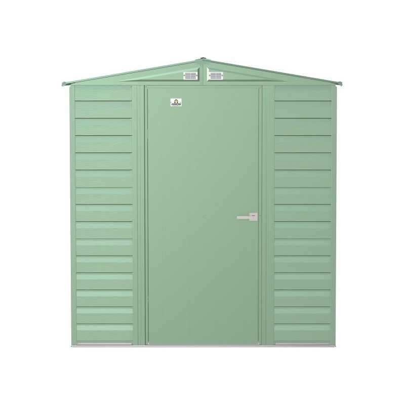 Arrow 6x7 Select Steel Storage Shed Kit - Sage Green (SCG67SG)