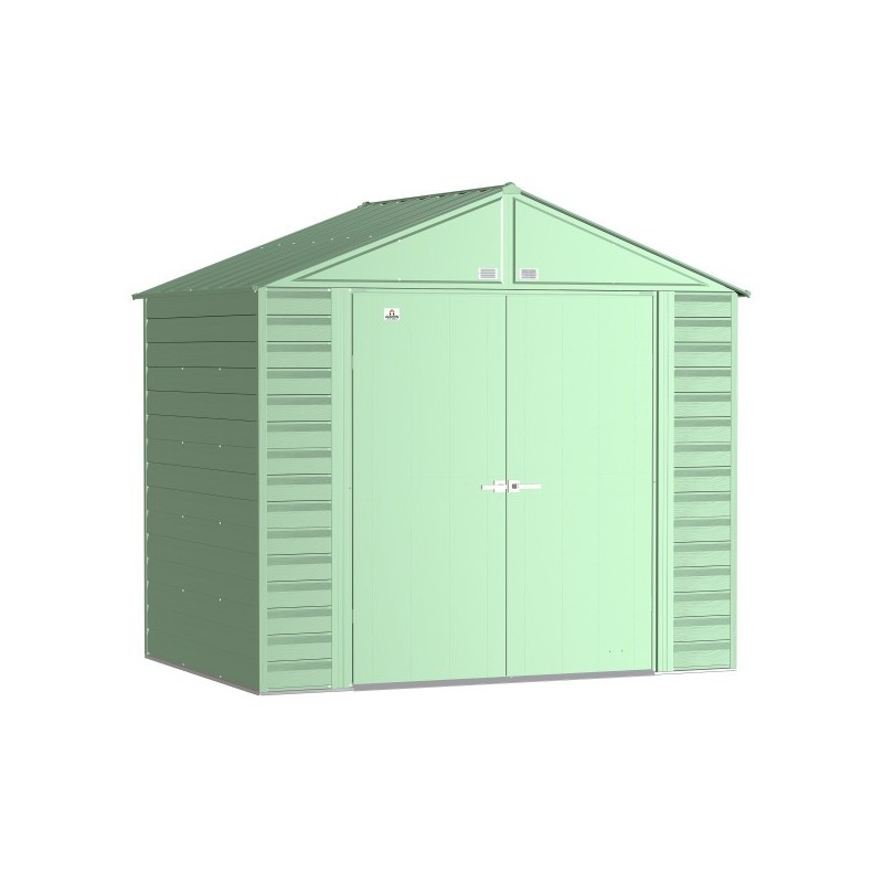 Arrow 8x6 Select Steel Storage Shed Kit - Sage Green (SCG86SG)
