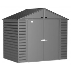 Arrow 8x6 Select Steel Storage Shed Kit - Charcoal (SCG86CC)