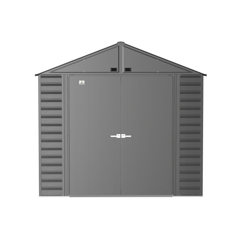 Arrow 8x6 Select Steel Storage Shed Kit - Charcoal (SCG86CC)
