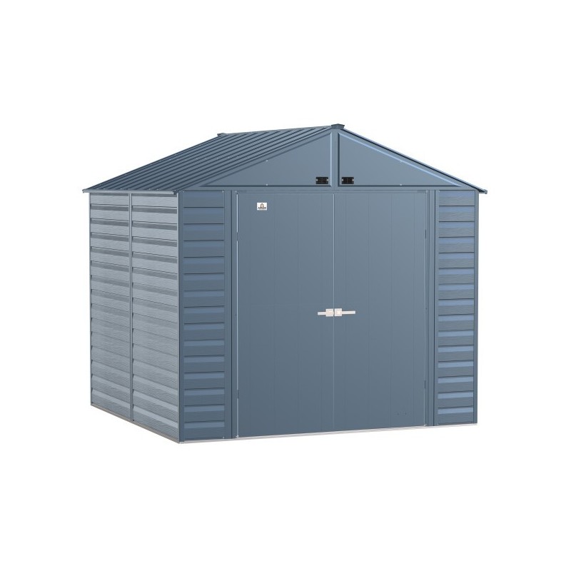 Arrow 8x8 Select Steel Storage Shed Kit - Blue Grey (SCG88BG)
