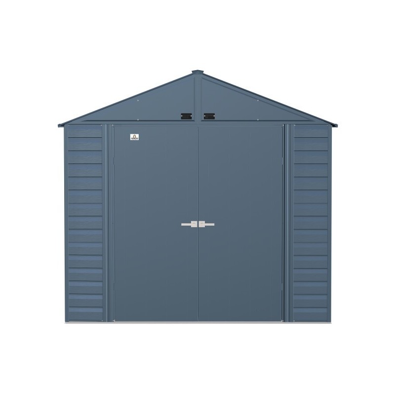 Arrow 8x8 Select Steel Storage Shed Kit - Blue Grey (SCG88BG)