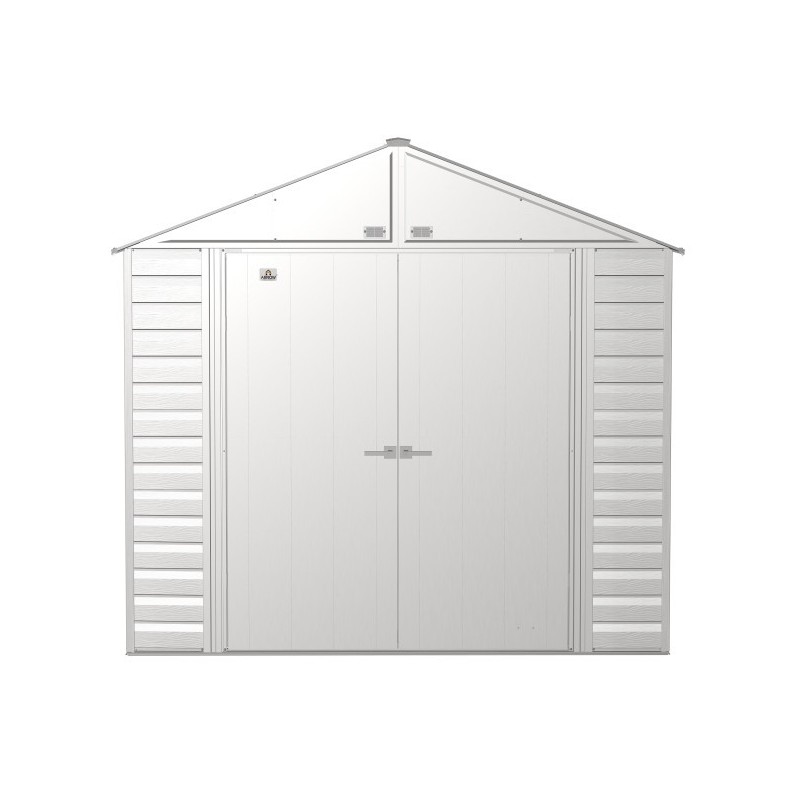 Arrow 8x6 Select Steel Storage Shed Kit - Flute Grey (SCG86FG)