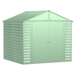 Arrow 8x8 Select Steel Storage Shed Kit - Sage Green (SCG88SG)