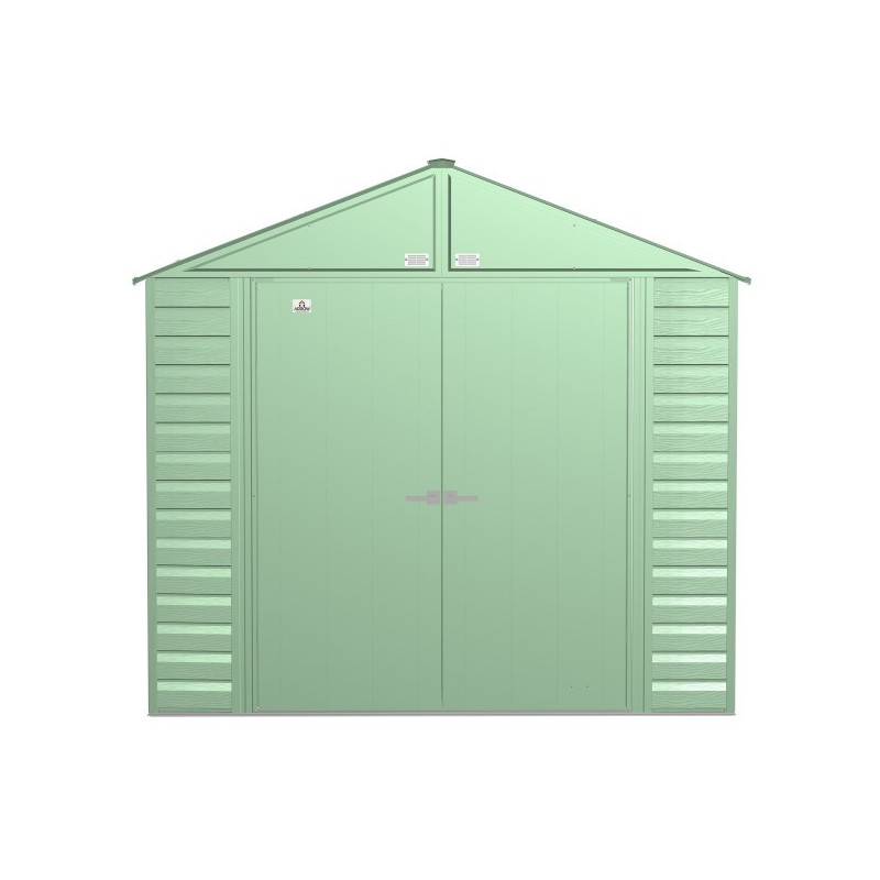 Arrow 8x8 Select Steel Storage Shed Kit - Sage Green (SCG88SG)