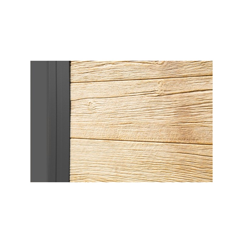 Arrow 8x8 Ironwood Steel Hybrid Shed Kit - Galvanized Anthracite (IWA88)