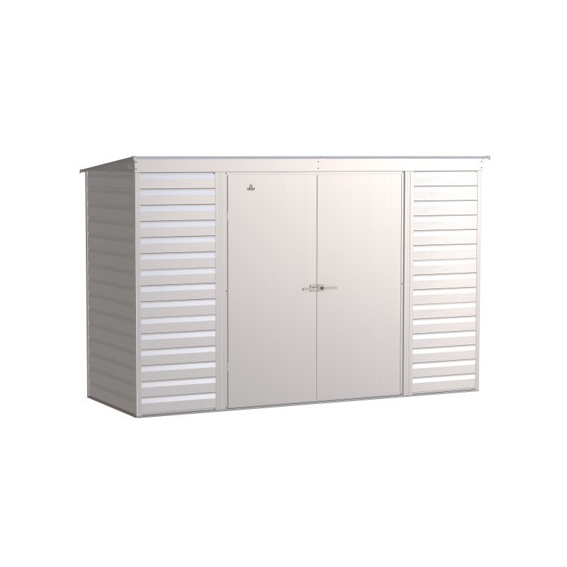 Arrow 10x4 Select Steel Storage Shed Kit - Flute Grey (SCP104FG)