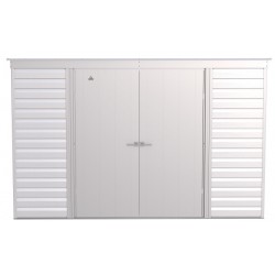 Arrow 10x4 Select Steel Storage Shed Kit - Flute Grey (SCP104FG)