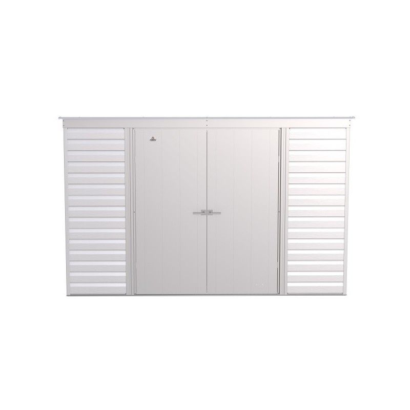 Arrow 10x4 Select Steel Storage Shed Kit - Flute Grey (SCP104FG)